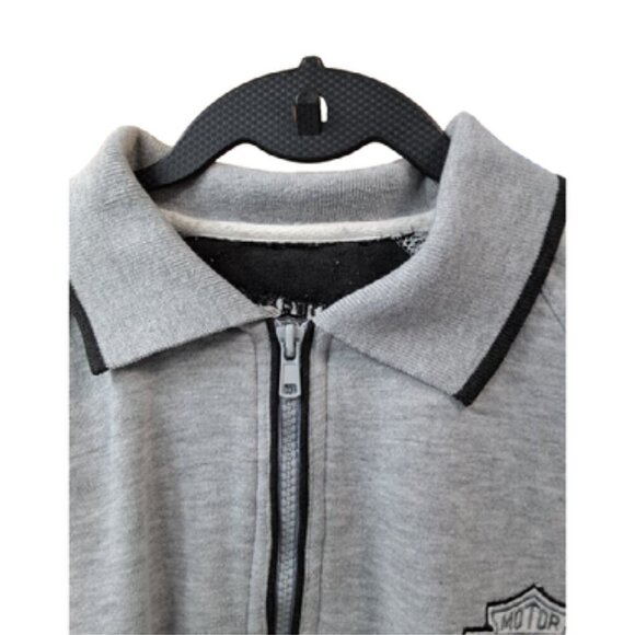 Harley Davidson Zip Collar Sweatshirt With Embroidery - Picture 3 of 7
